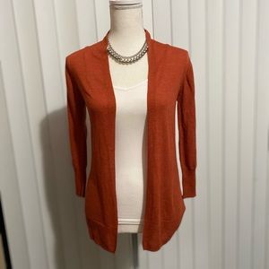 Orange cardigan sweater - 2 for $15 or 3 for $20 (Mix & Match)